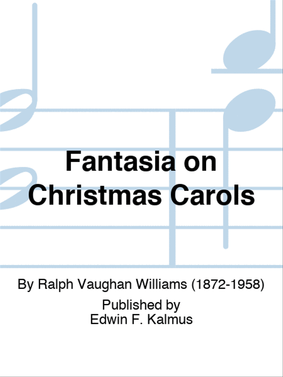 Book cover for Fantasia on Christmas Carols