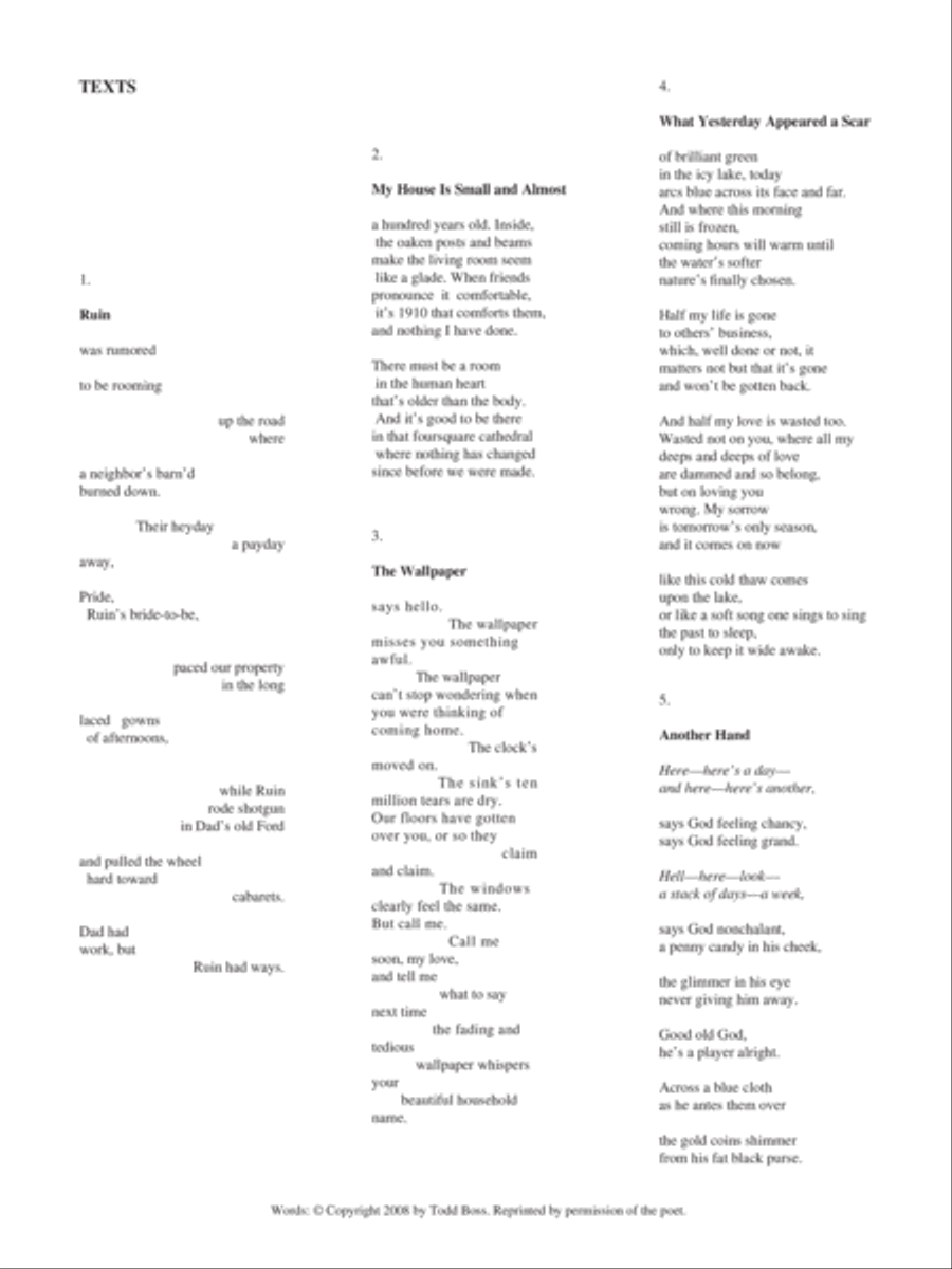 Foursquare Cathedral Baritone Voice scores gallery preview page 1