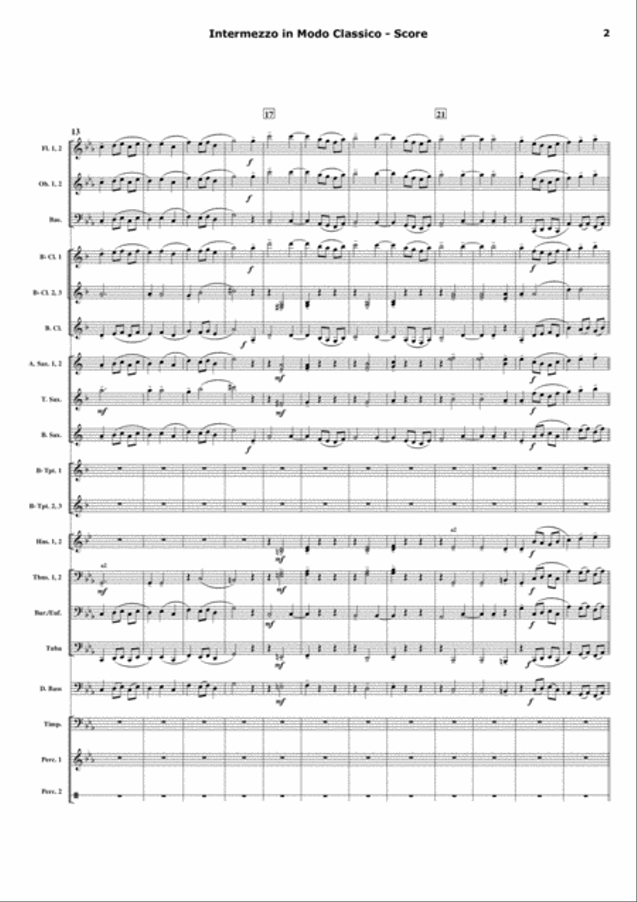 Intermezzo in Modo Classico - Score Concert Band scores gallery preview page 4
