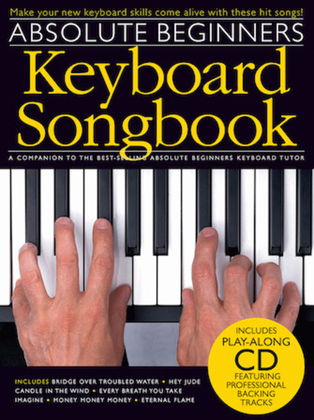 Book cover for Absolute Beginners – Keyboard Songbook