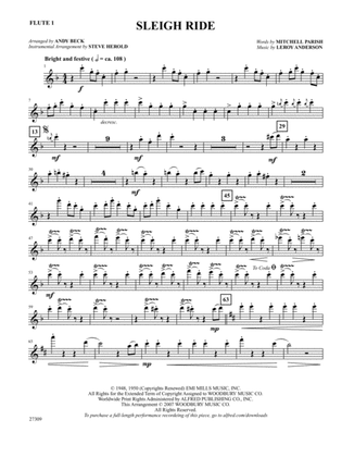 Sleigh Ride: Flute