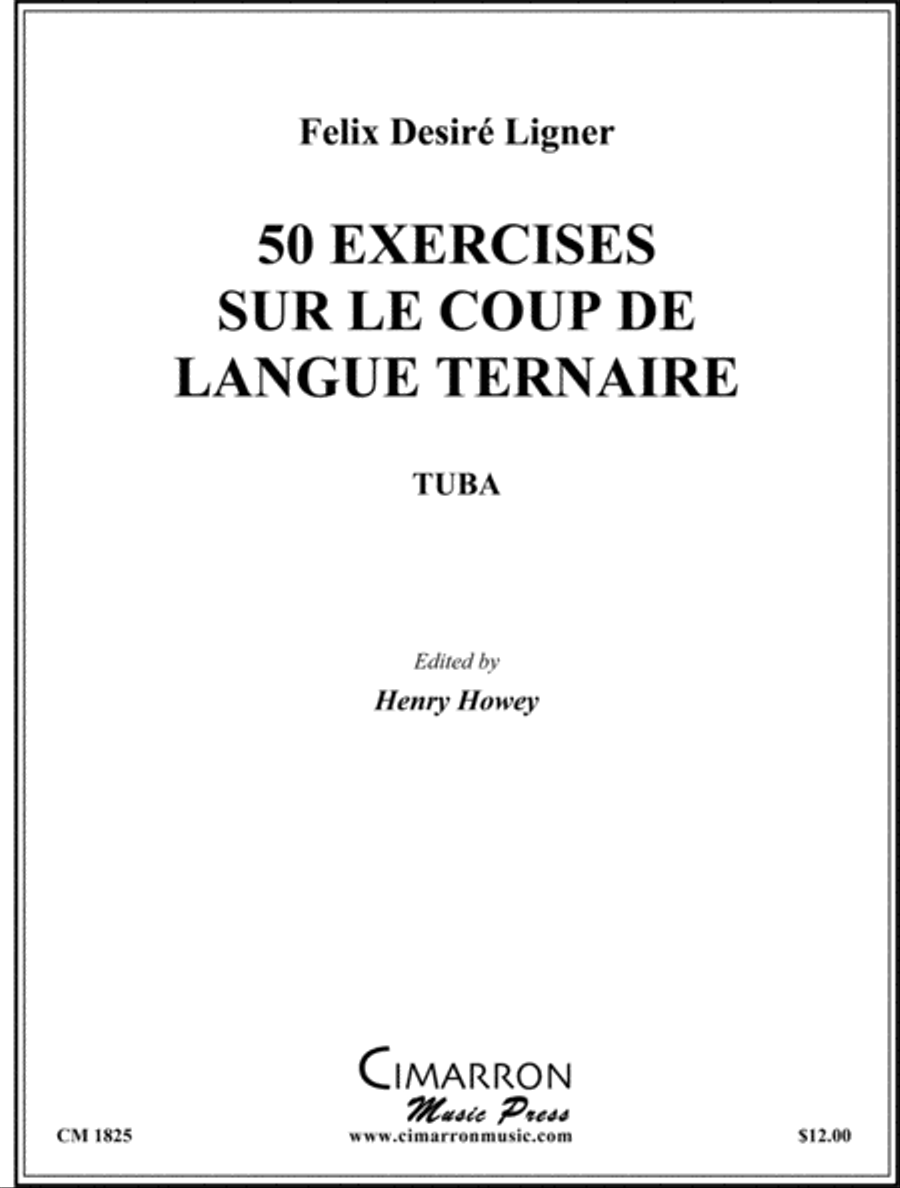 50 Exercises sur le Coup de Langue Ternaire Tuba scores gallery preview page 1