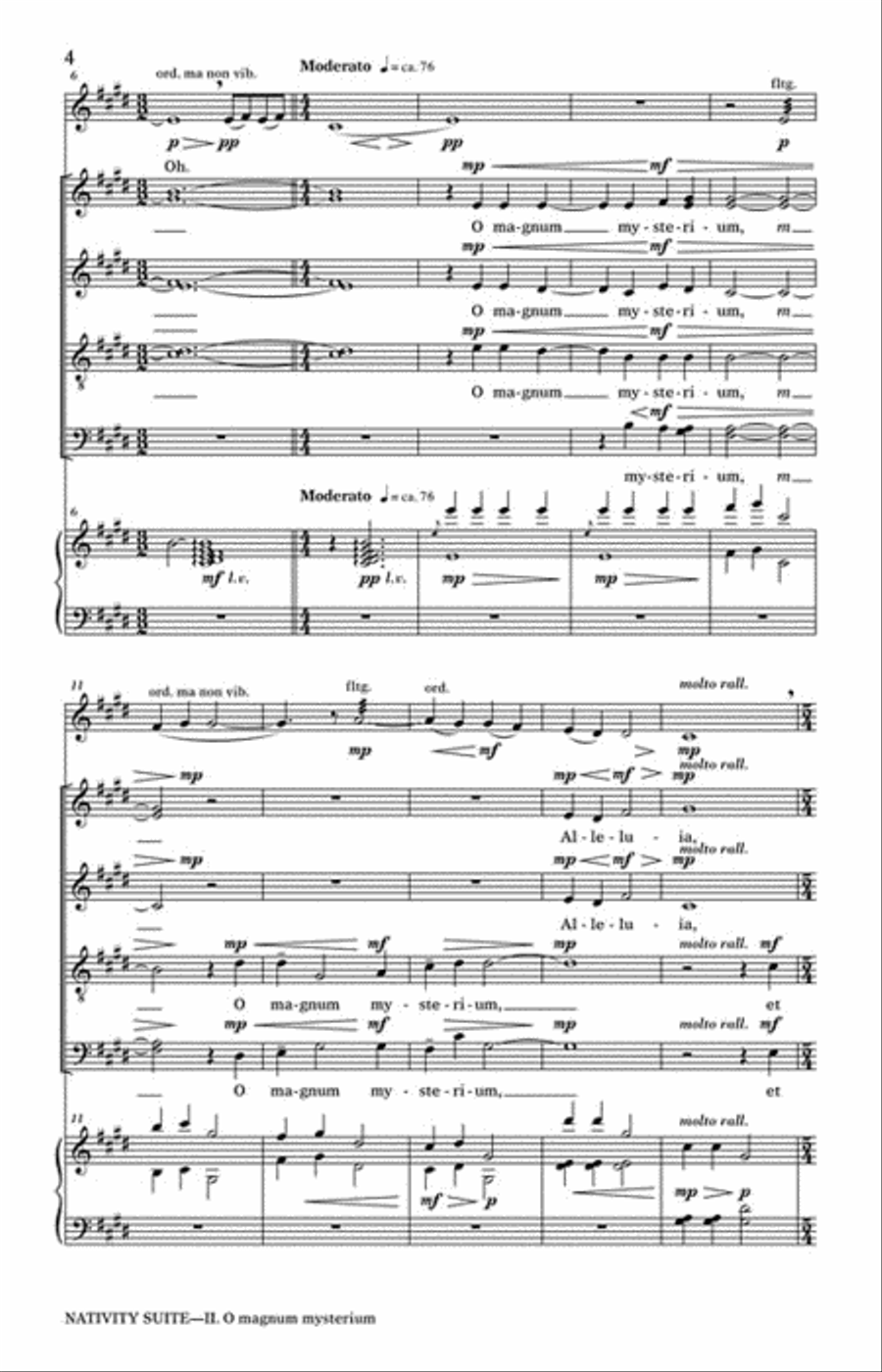 O Magnum Mysterium O Magnum Mysterium 4-Part scores gallery preview page 3