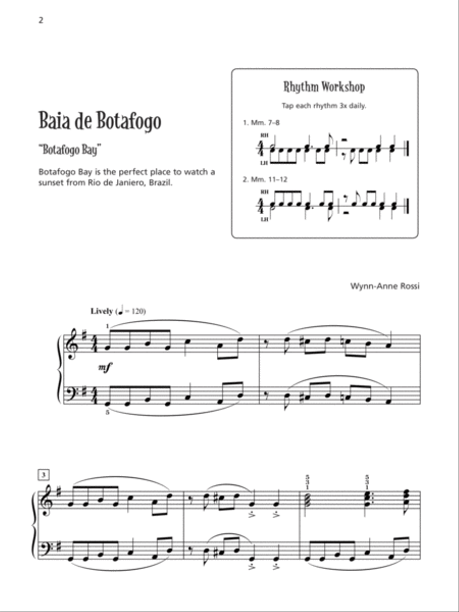 MAosica Latina, Book 2 Piano Solo scores gallery preview page 3