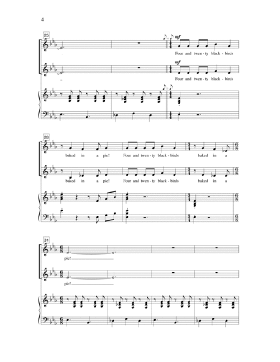 Sing a Song of Sixpence SA scores gallery preview page 7