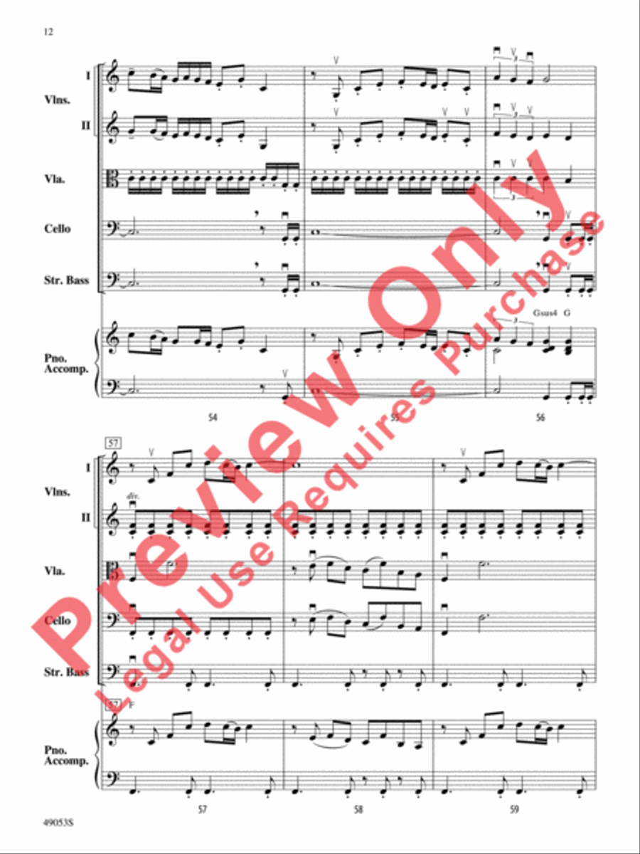 Bach to Rock String Orchestra scores gallery preview page 13