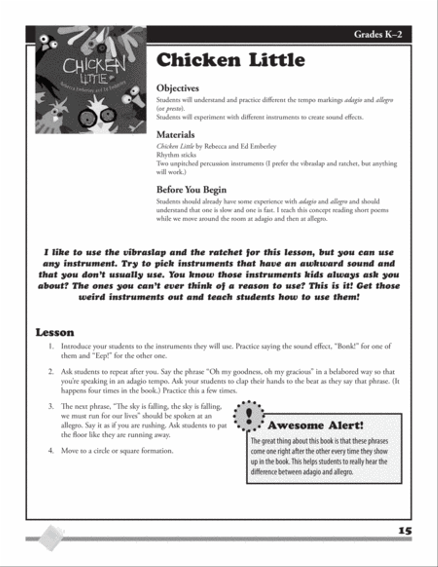 Awesome Books with Musical Hooks CD scores gallery preview page 5