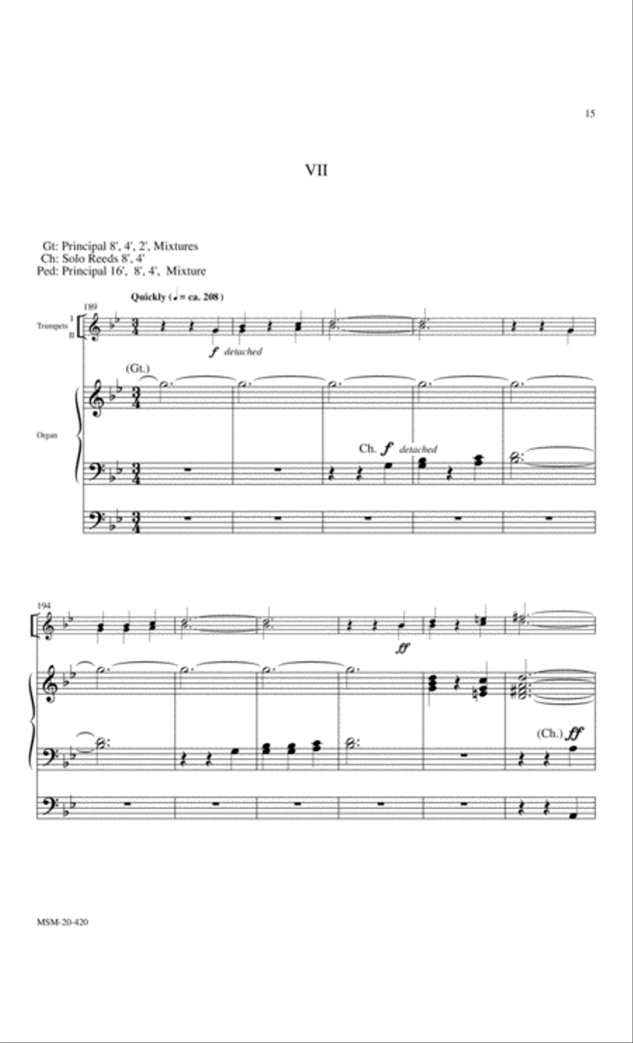O Filii et Filiae (Variations) Trumpet Duet scores gallery preview page 9