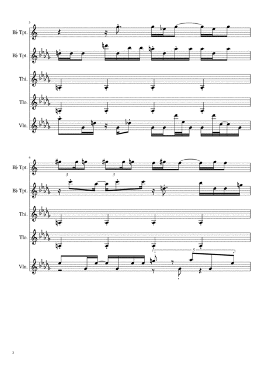 Tramp iii Tramp iii Small Ensemble scores gallery preview page 2