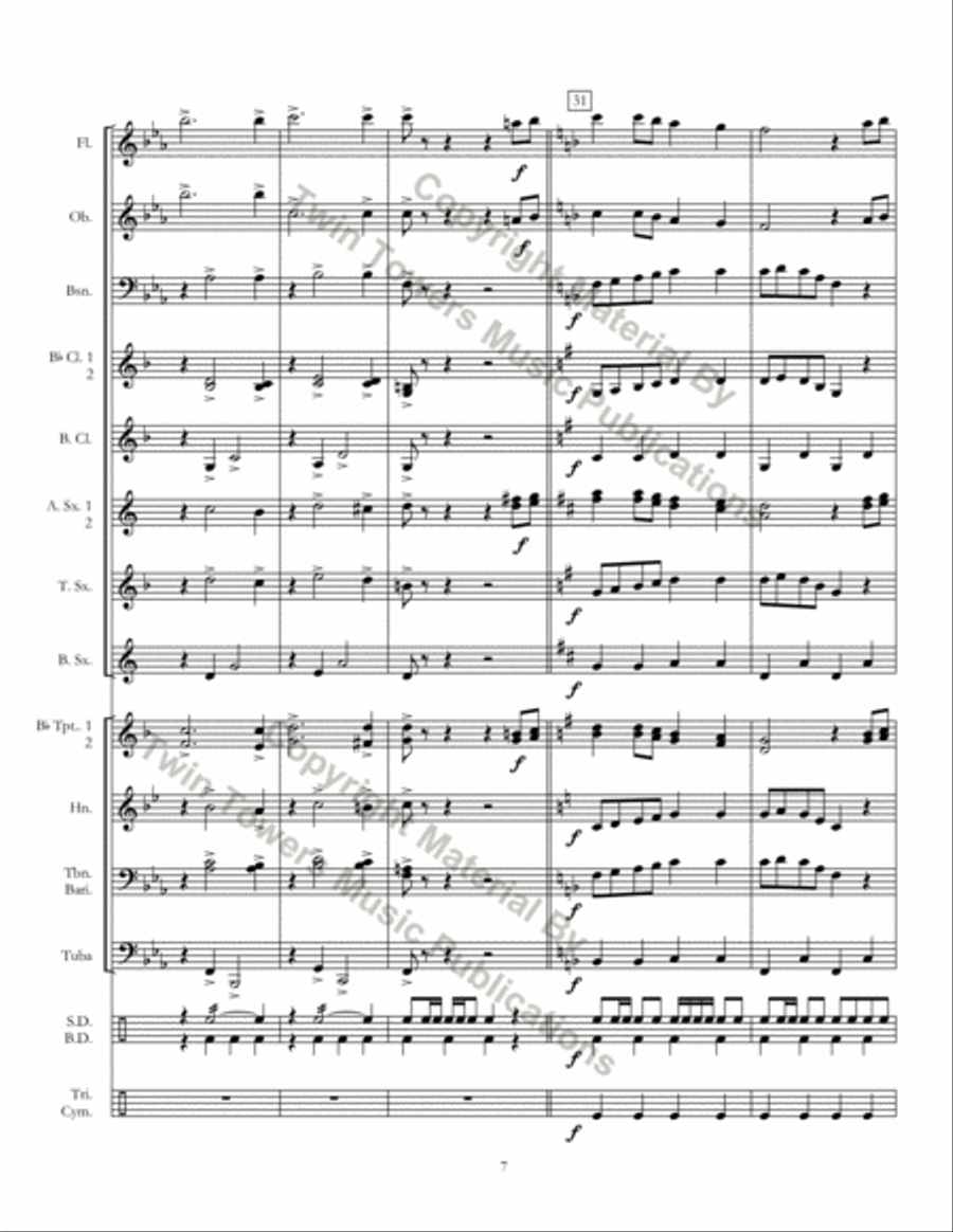 Indian Hills Concert Band scores gallery preview page 8
