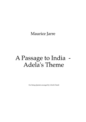 Book cover for A Passage To India (adela)