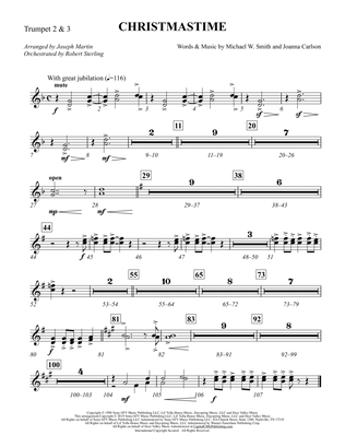 Christmastime (arr. Joseph M. Martin) - Bb Trumpet 2,3