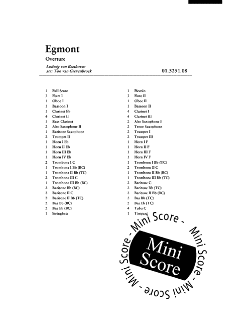 Egmont Concert Band scores gallery preview page 4