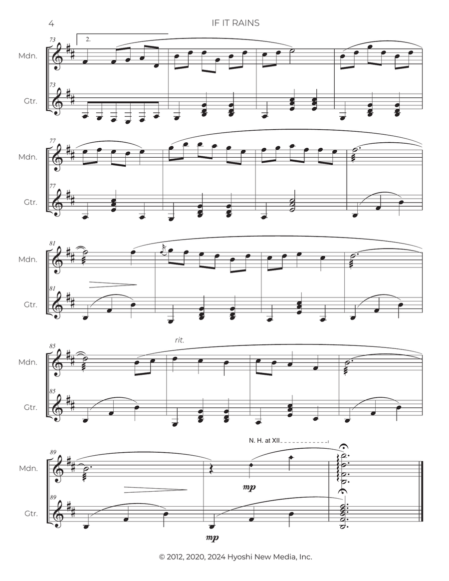 If It Rains Acoustic Guitar scores gallery preview page 5