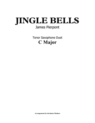 Book cover for Jingle Bells Tenor Saxophone Duet