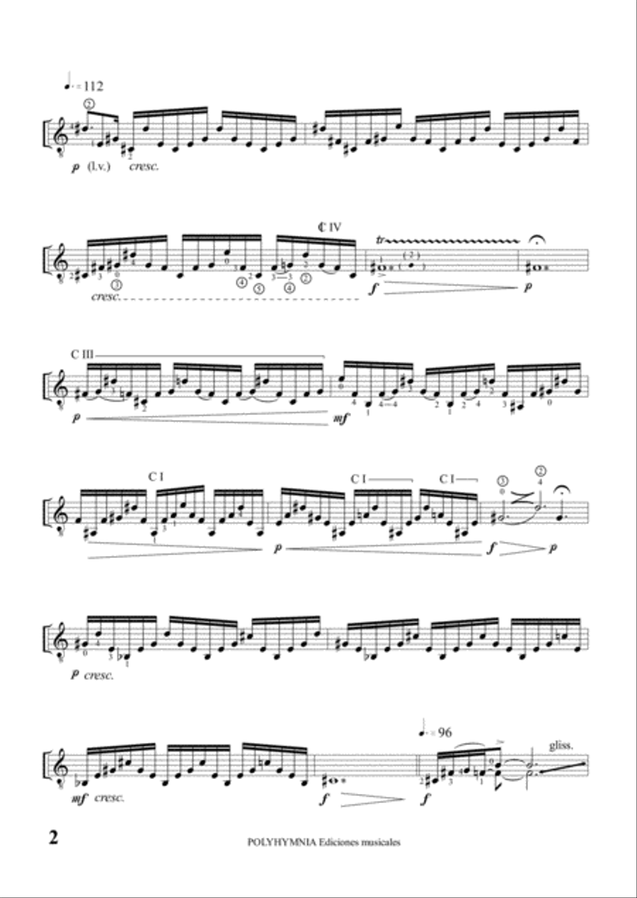 EL LIBRO DE ARTEMIDORO, Op.63, for guitar Guitar Solo scores gallery preview page 5