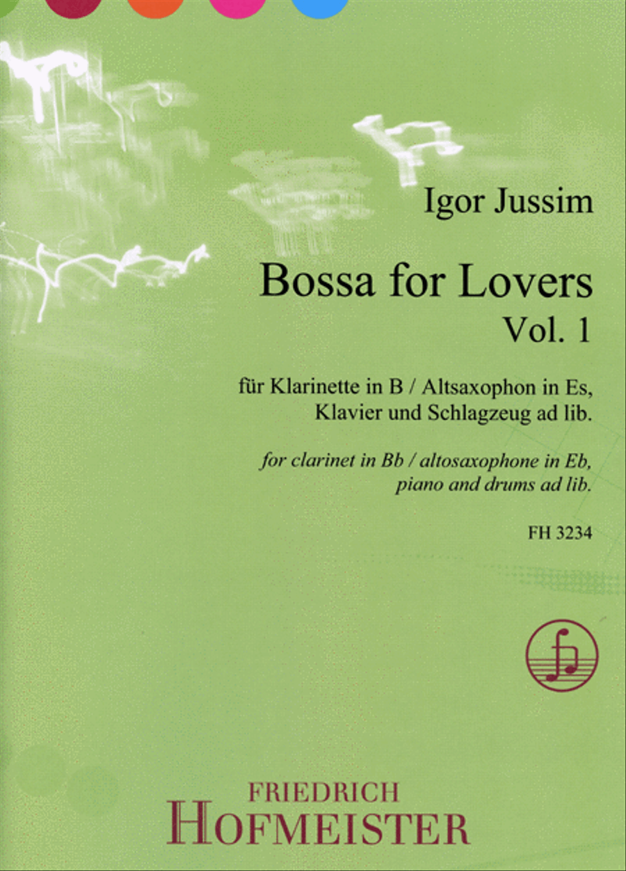 Bossa for Lovers, Vol. 1 Clarinet scores gallery preview page 1