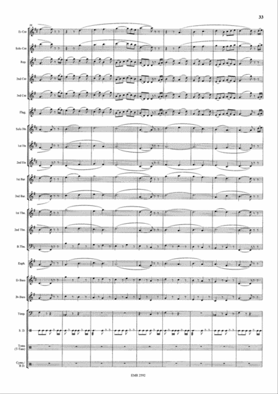 Celtic Visions Celtic Visions Brass Band scores gallery preview page 17