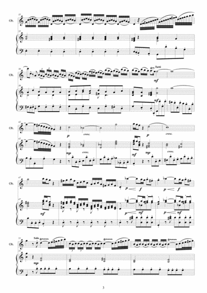 Vivaldi - Oboe Concerto in C major RV 447 for Oboe and Piano - Score and Oboe part image number null