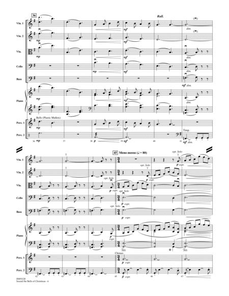Sound The Bells Of Christmas - Full Score