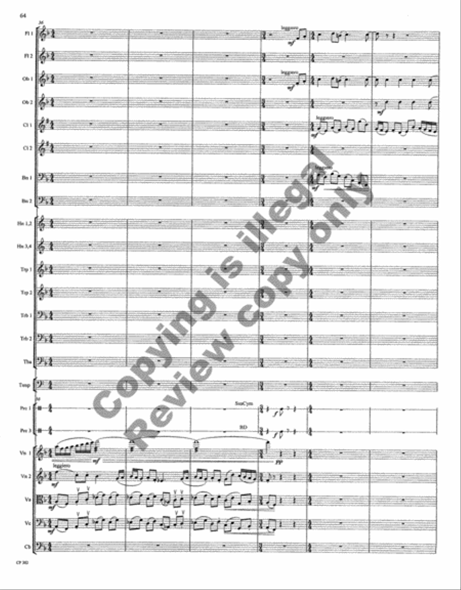 Symphony No. 1 Full Orchestra scores gallery preview page 168