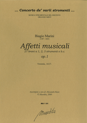 Affetti musicali op.1 (Venezia, 1617)