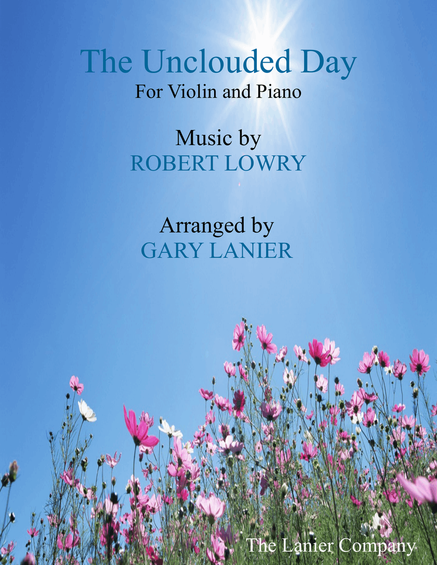 THE UNCLOUDED DAY (Violin & Piano with Score/Vln Part) Violin Solo scores gallery preview page 1