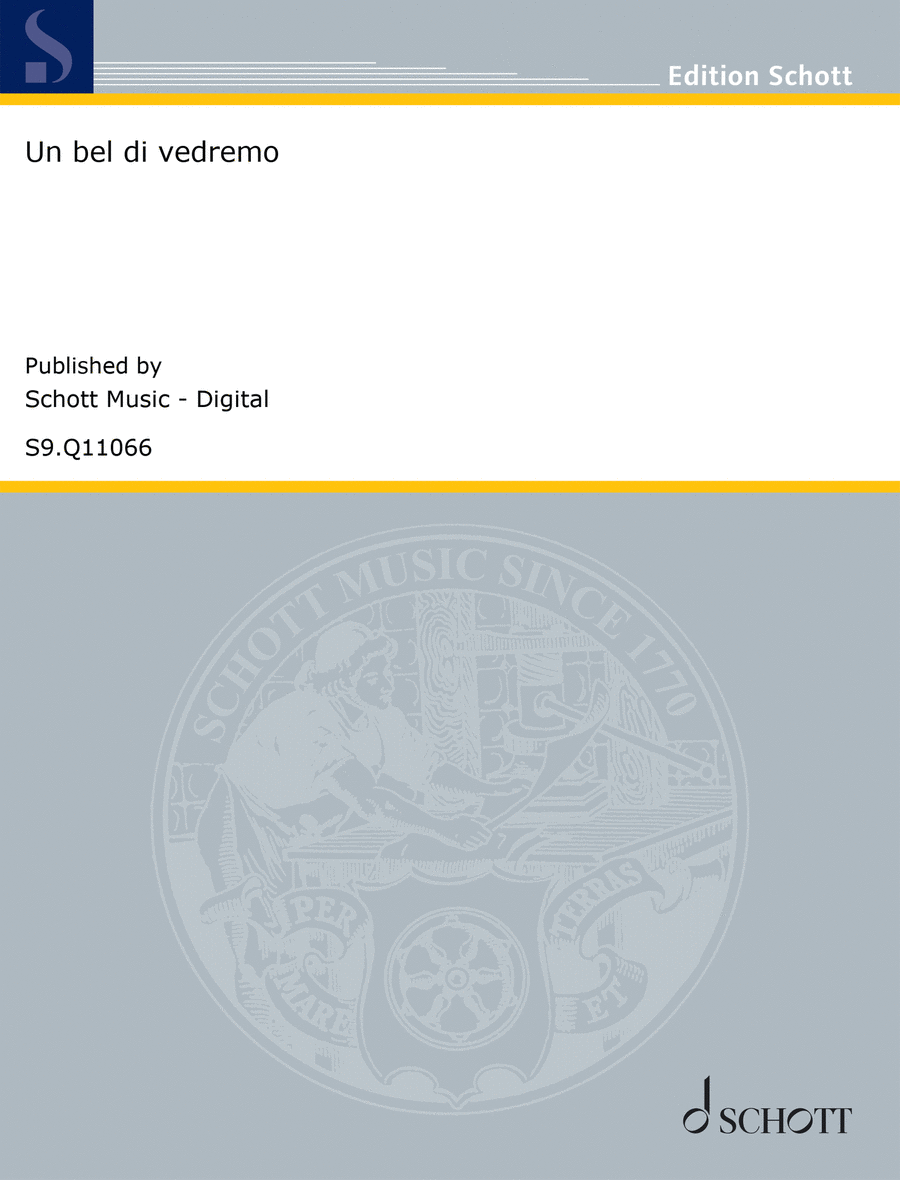 Un bel dì vedremo Soprano Voice scores gallery preview page 1