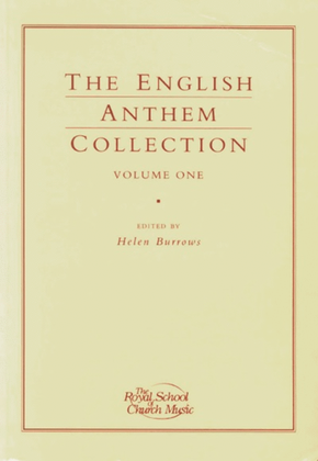 Book cover for The English Anthem Collection, Volume One