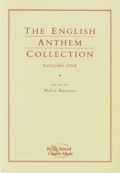 The English Anthem Collection, Volume One