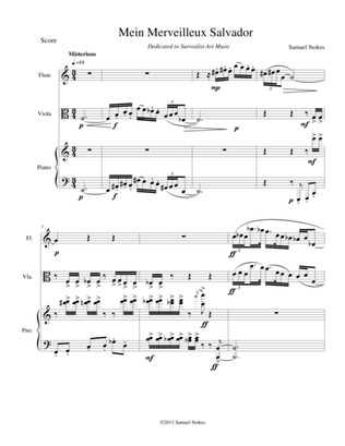 Mein Merveilleux Salvador - for flute, viola, and piano