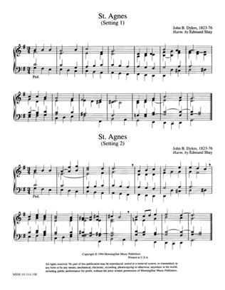 Book cover for St. Agnes (2 settings) (Hymn Harmonization)