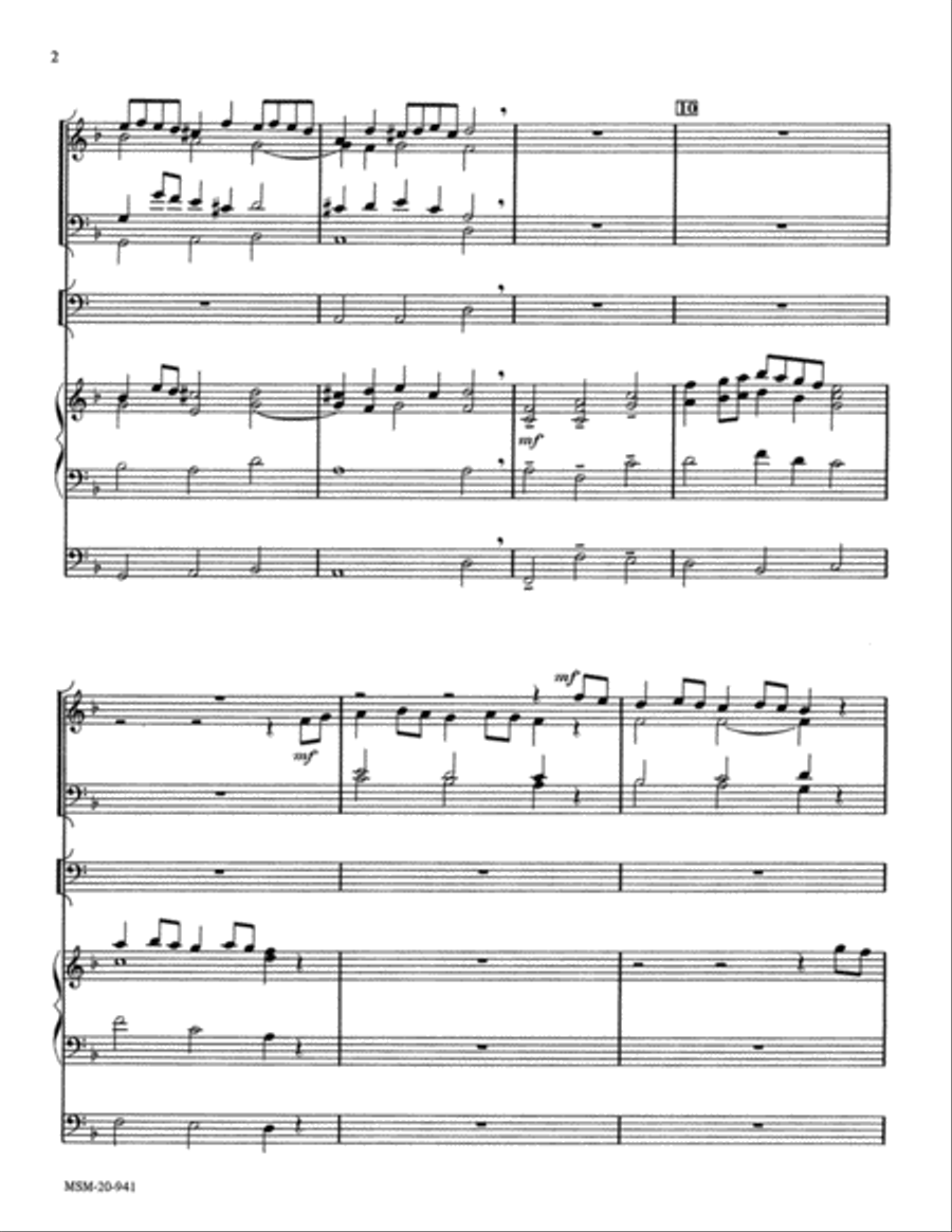 Sinfonia Organ scores gallery preview page 2