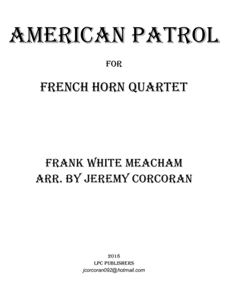 American Patrol for Four French Horns image number null