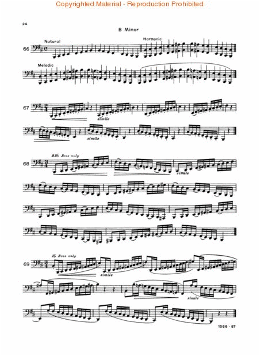 Rubank Advanced Method, Vol. 2 - Bass/Tuba (B.C.) Concert Band Methods scores gallery preview page 3