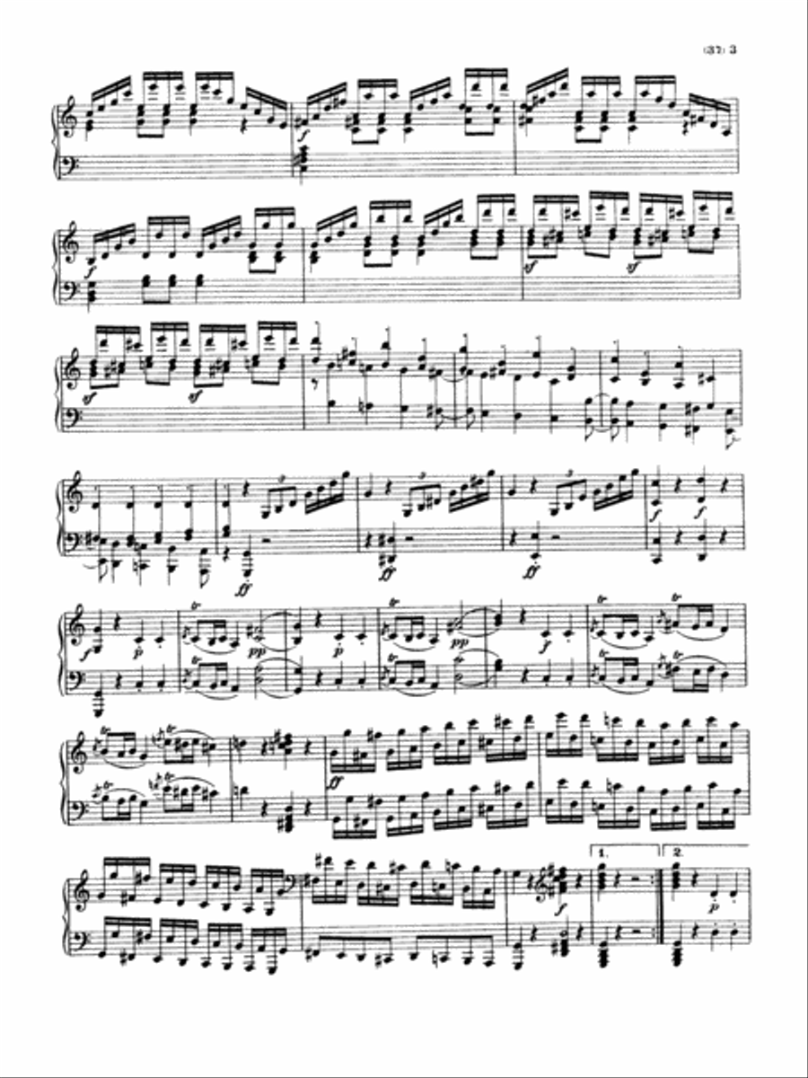 Beethoven: Sonatas (Urtext) - Sonata No. 3, Op. 2 No. 3 in C Major Piano Solo scores gallery preview page 3