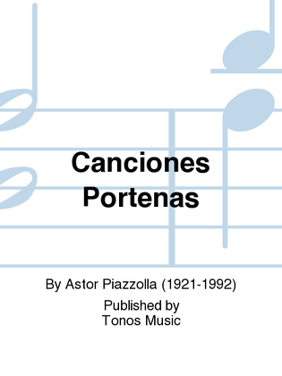 Book cover for Canciones Portenas