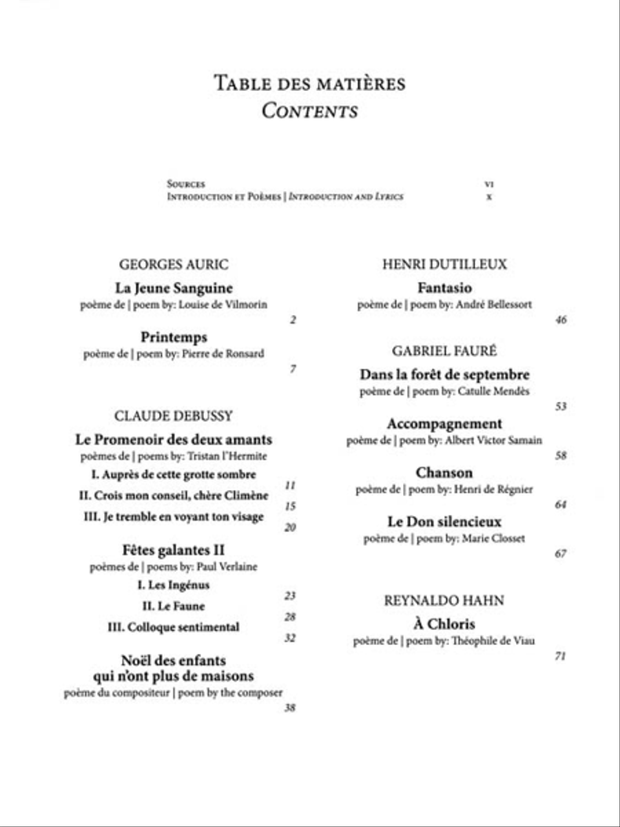 20th Century French Art Song High Voice scores gallery preview page 2