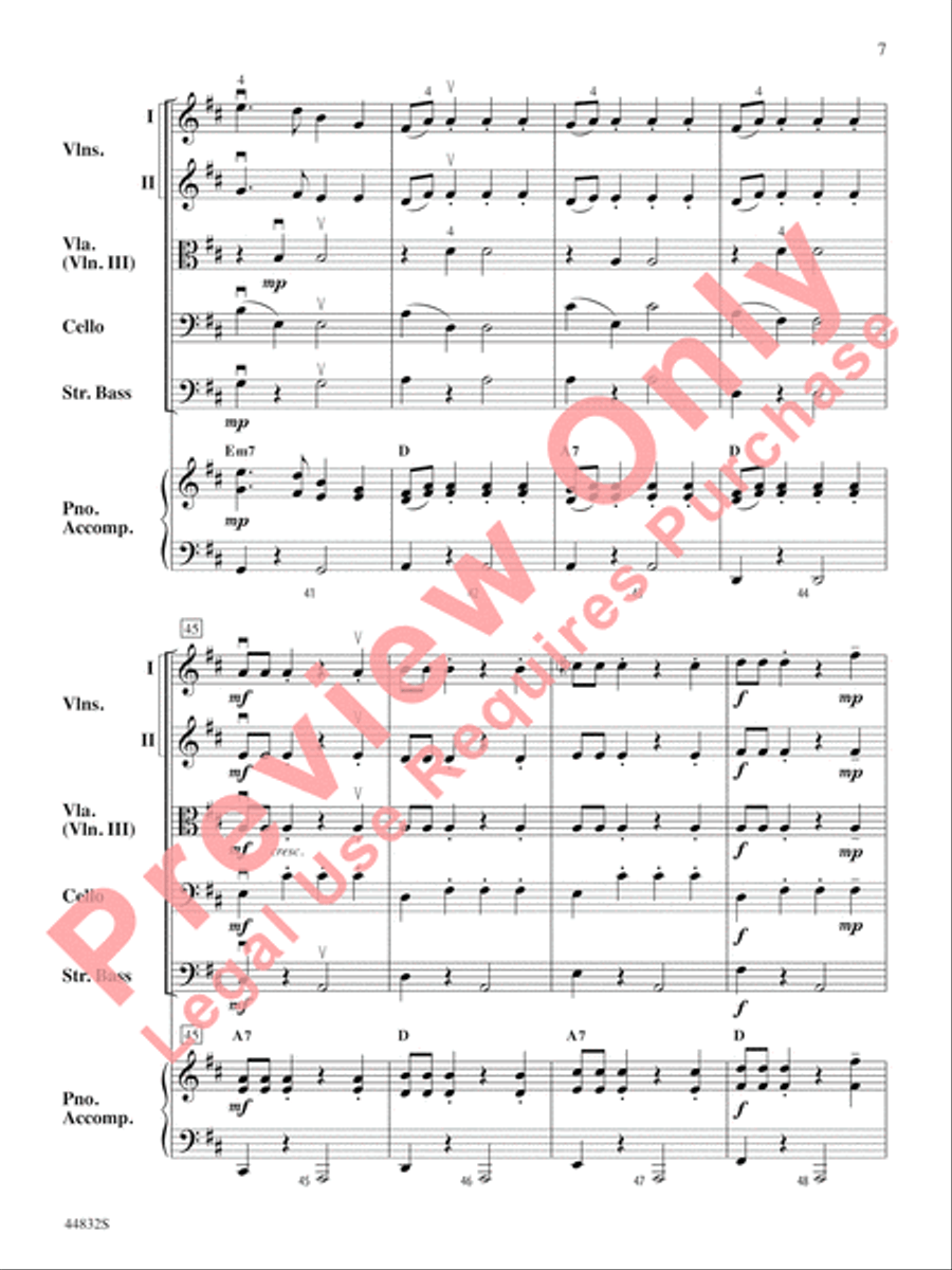 Bella Bocca Polka String Orchestra scores gallery preview page 8