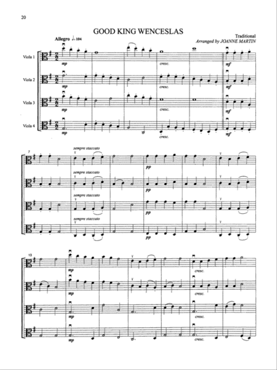 More Festive Strings for Ensemble Collection / Songbook scores gallery preview page 18