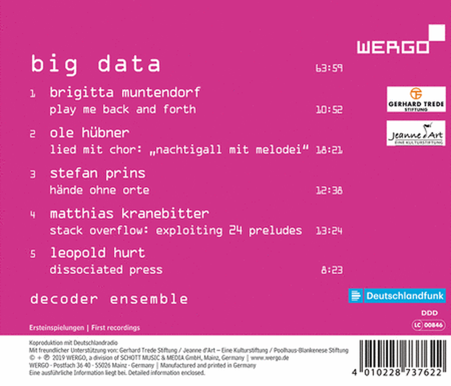 Decoder Ensemble: Big Data