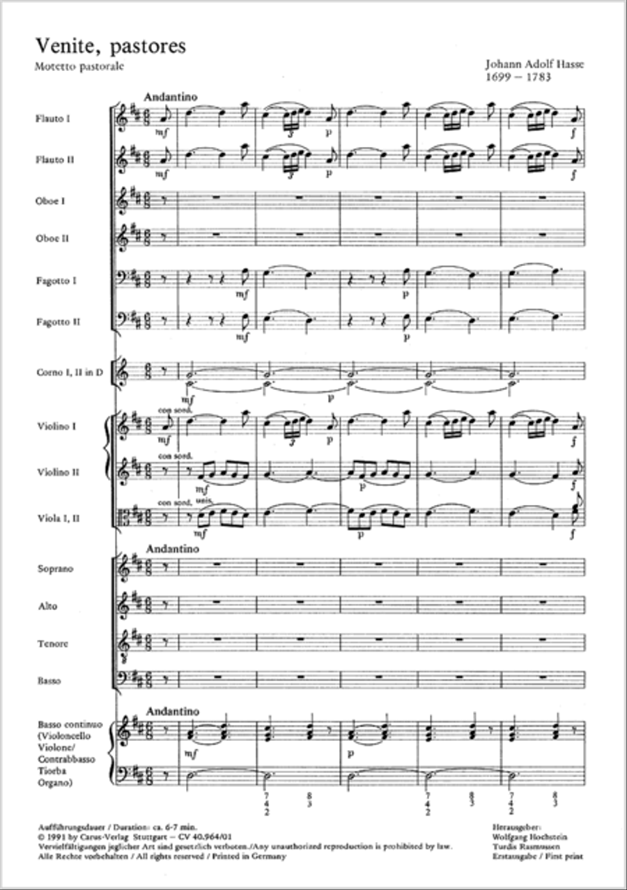 Venite pastores 4-Part scores gallery preview page 2