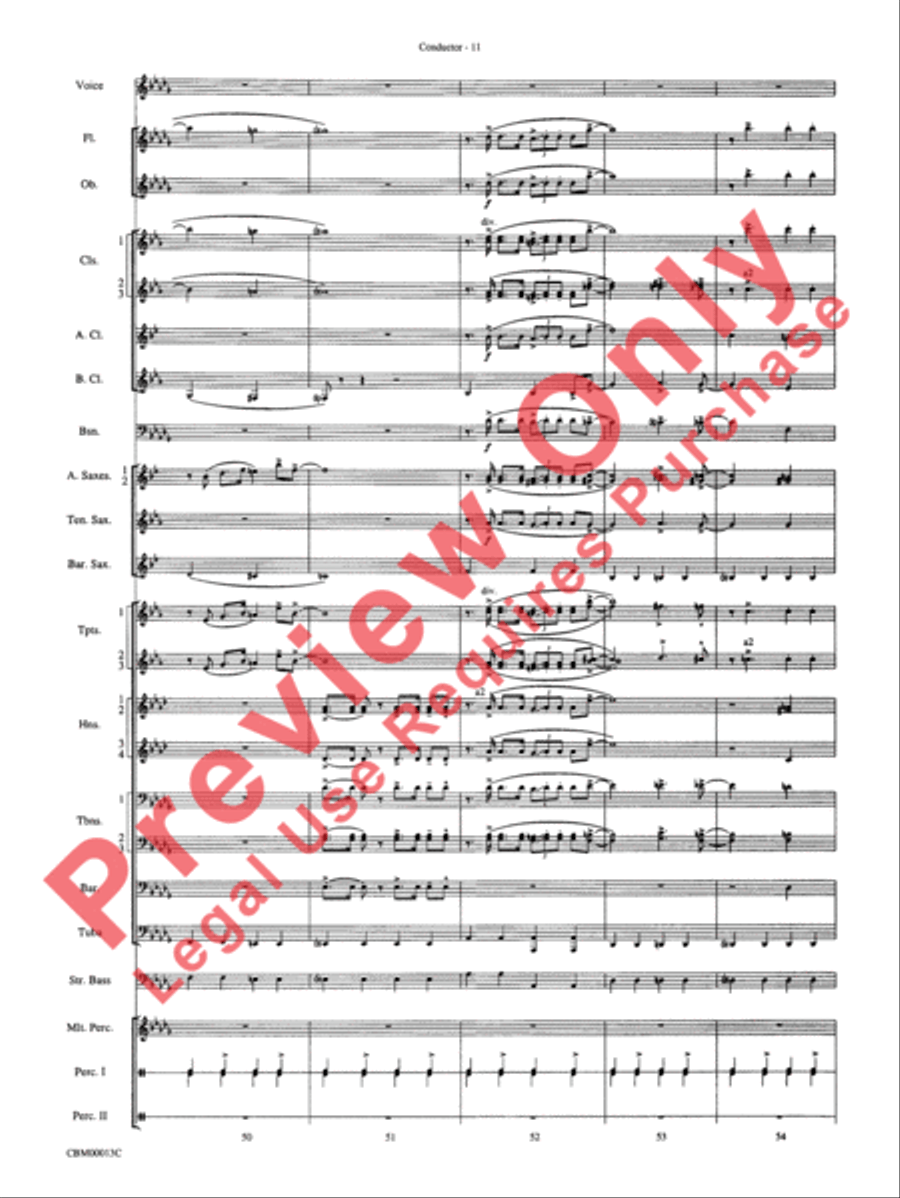 They Can't Take That Away from Me Concert Band scores gallery preview page 14