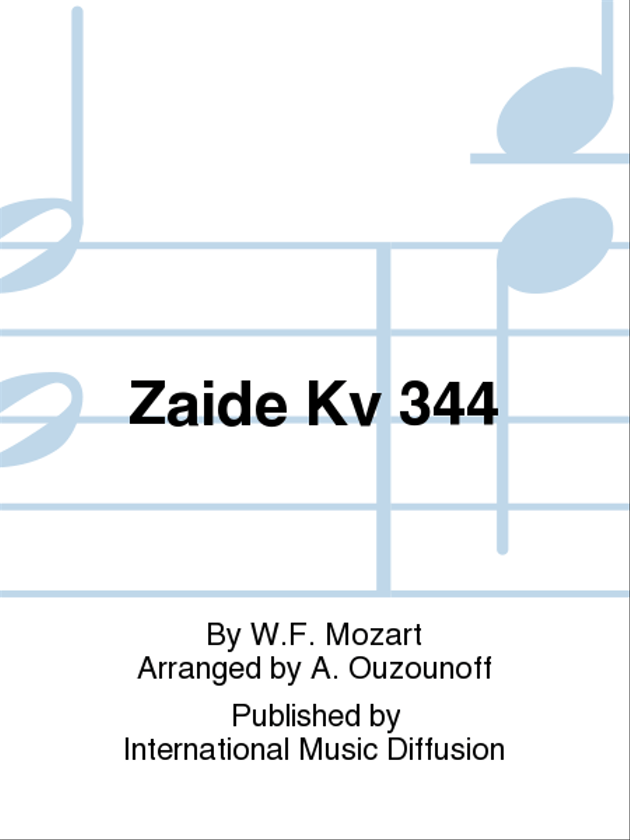 Zaide Kv 344 Bassoon scores gallery preview page 1