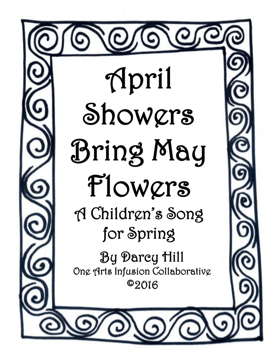 April Showers Bring May Flowers A Children's Song For Spring Piano, Vocal scores gallery preview page 1