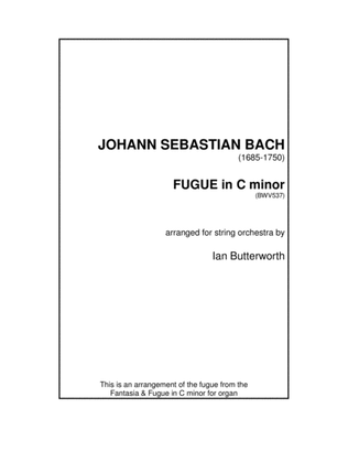 J.S.BACH Fugue in C minor (BWV537) for string orchestra