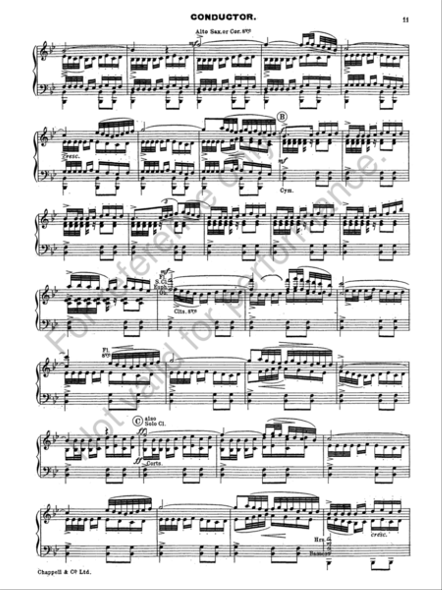 Africaine Concert Band scores gallery preview page 13