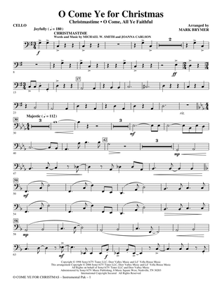 O Come Ye For Christmas (Medley) - Cello