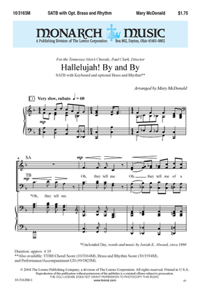 Book cover for Hallelujah! By and By
