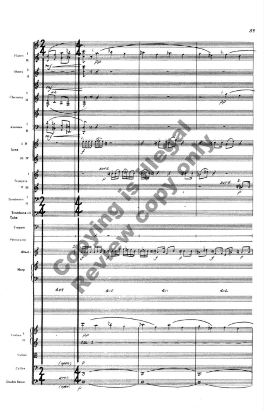 Concerto for Orchestra Concerto for Orchestra Full Orchestra scores gallery preview page 137